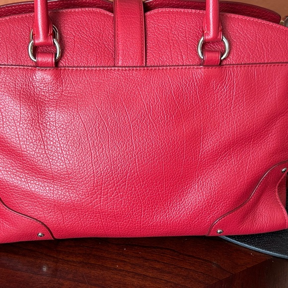 Coach Mercer 30 True Red NWT Leather Satchel with Turn-Lock - Picture 3 of 14